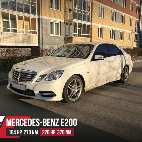 Чип тюнинг Mercedes-Benz E200 W212 / S212 / C207 184hp